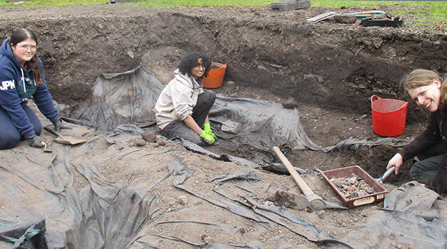 University of Chester Students Excavate Grovernor Park